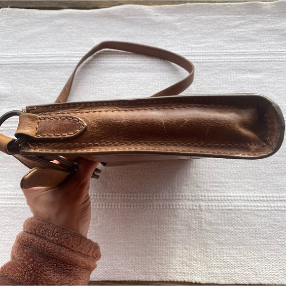 FRYE Melissa Antique Leather Zip Crossbody Bag - Picture 10 of 12